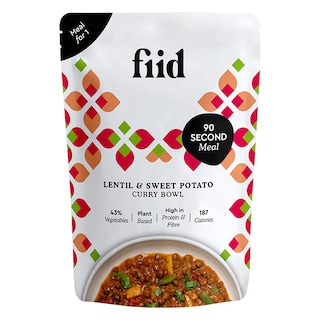 fiid Lentil & Sweet Potato Curry Bowl 275g