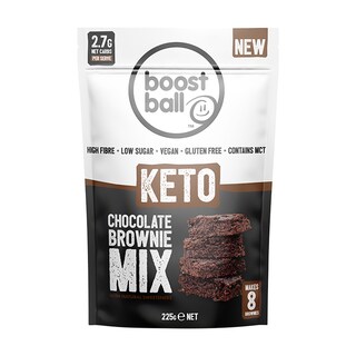 Boostball Keto Chocolate Brownie Mix with Natural Sweeteners 225g