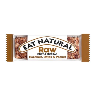 Eat Natural Raw Fruit & Nut Bar Hazelnut, Dates & Peanut 45g