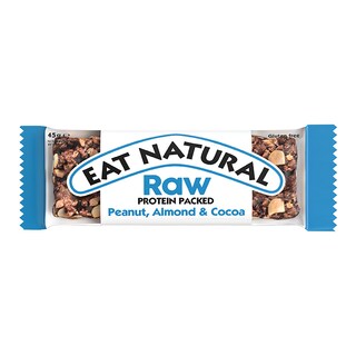 Eat Natural Raw Protein Packed Peanut, Almond & Cocoa 45g