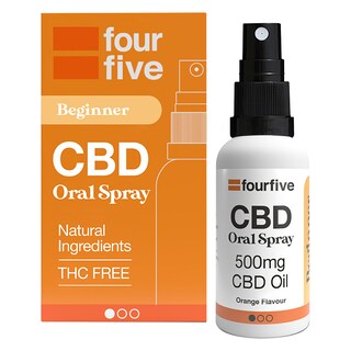 fourfive CBD Oil 500mg Orange Flavour 30ml