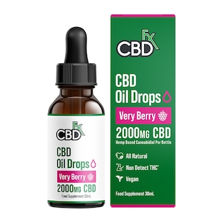 CBDfx MCT Oil with Hemp Extract Forest Fruits Flavour 30ml