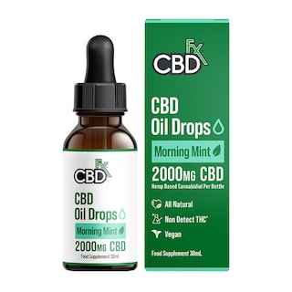 CBDfx MCT Oil with Hemp Extract Mint Flavour 30ml