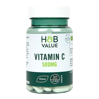 H&B Value Vitamin C 500mg 30 Tablets