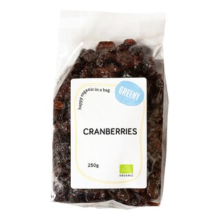 Greeny Organic Cranberries 250g