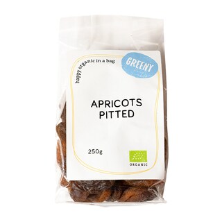 Greeny Organic Pitted Apricots 250g