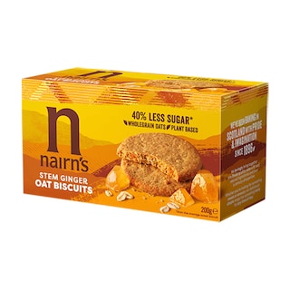 Nairn's Oat Biscuits Stem Ginger 200g