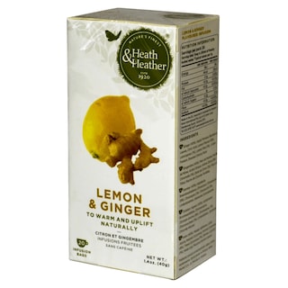 Heath & Heather Ginger & Lemon 20 Tea Bags