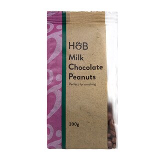 Holland & Barrett Milk Chocolate Peanuts 200g