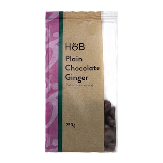 Holland & Barrett Plain Chocolate Ginger 250g