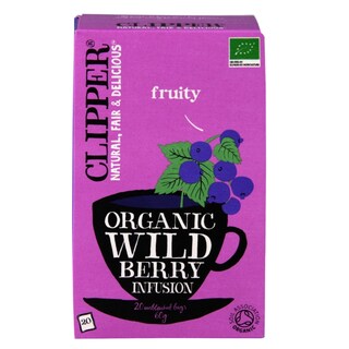 Clipper Organic Refreshing Infusion Wild Berry 20 Tea Bags