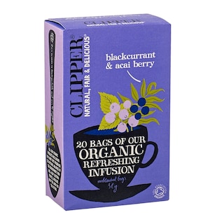 Clipper Blackcurrant & Acai Berry Tea Bags
