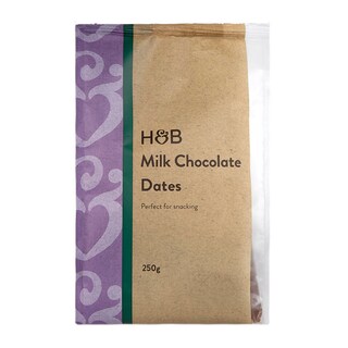 Holland & Barrett Milk Chocolate Dates 250g