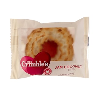 Mrs Crimble's Large Jam Coconut Ring 40g
