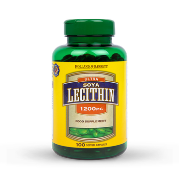 Holland & Barrett Ultra Soya Lecithin 100 Capsules 1200mg