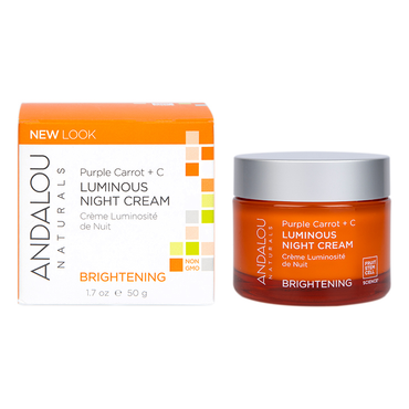Andalou Purple Carrot + C Luminous Night Cream 50ml
