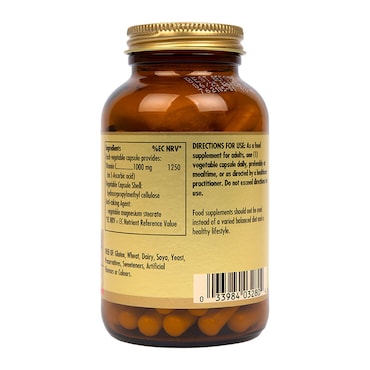 Solgar Vitamin C 1000mg 100 Vegi Capsules image 3