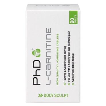 PhD L-Carnitine 90 Tablets image 1