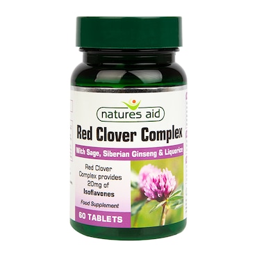 Natures Aid Red Clover Complex 60 Tablets image 1