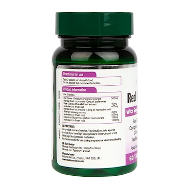 Natures Aid Red Clover Complex 60 Tablets image 2