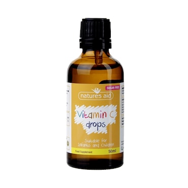 Nature's Aid Vitamin C Drops 100mg Orange 50ml image 2