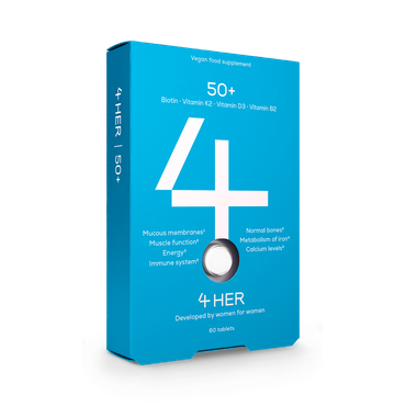 4Her Multi Vitamins For Women 50+ 60 Vegan Tablets