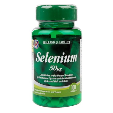Holland & Barrett Selenium 100 Tablets 50ug