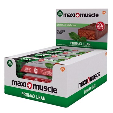 MaxiMuscle Promax Lean Bar Chocolate Mint 12 x 60g