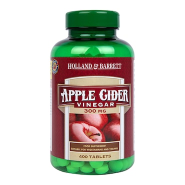 Holland & Barrett Apple Cider Vinegar 400 Tablets 300mg image 1