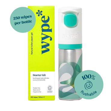 Wype Starter Kit Gel For Toilet Paper 100ml