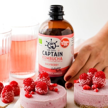 The GUTsy Captain Kombucha California Raspberry Bio-Organic Drink 400ml image 3