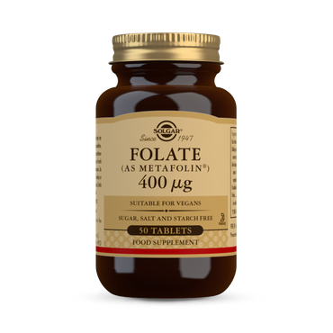 Solgar Folate (As Metafolin®) 400µg 50 Tablets
