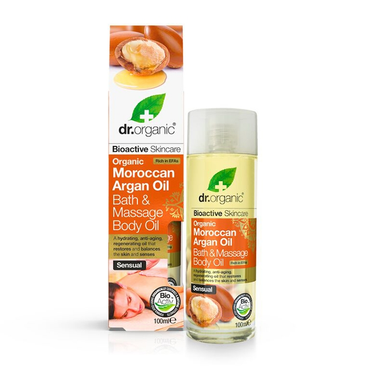 Dr Organic Moroccan Argan Oil Bath & Massage Body Oil