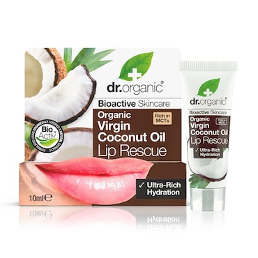 Dr Organic Virgin Coconut Oil Lip Serum 10ml image 1