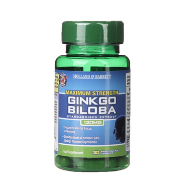 Holland & Barrett Ginkgo Biloba 30 Capsules 120mg