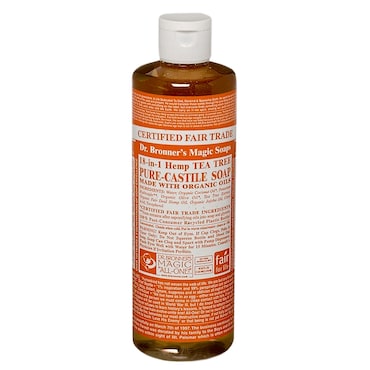 Dr Bronner Tea Tree Liquid Castile Soap