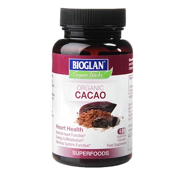Bioglan Superfoods Organic Cacao 60 Capsules