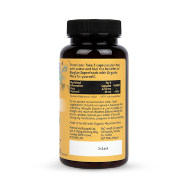 Bioglan Superfoods Organic Maca 60 Capsules image 3