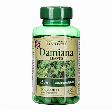 Good n Natural Damiana Leaves 100 Capsules 450mg