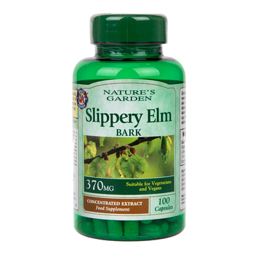 Review of Natures Garden Slippery Elm Bark 100 Capsules 370mg