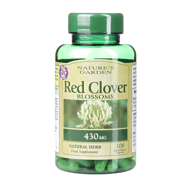 Review of Natures Garden Red Clover Blossoms 100 Capsules 430mg