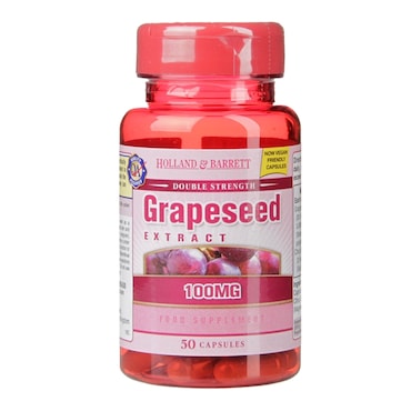 Holland & Barrett Grapeseed Extract 50 Capsules 100mg image 1