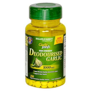 Holland & Barrett Deodourised Garlic 250 Tablets 1000mg