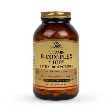 Solgar Vitamin B-Complex 100 Extra High Potency 250 Vegi Capsules