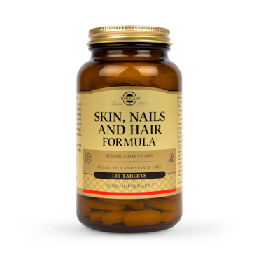 Solgar Skin, Nails and Hair Formula 120 Tablets image 1