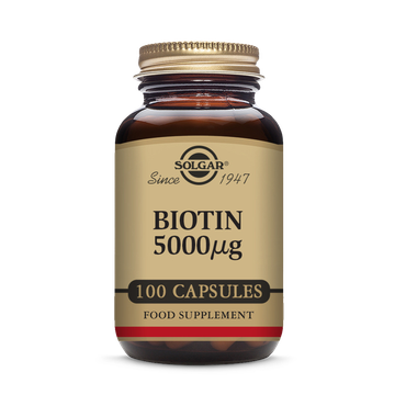 Solgar Biotin 5000µg 100 Vegi Capsules