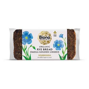 Review of Biona Organic Rye Bread Omega Golden Linseed Sourdough 500g