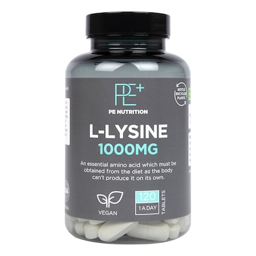 PE Nutrition L-Lysine 1000mg 120 Tablets image 1