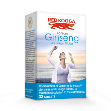 Review of Red Kooga Ginkgo Biloba & Ginseng 32 Tablets