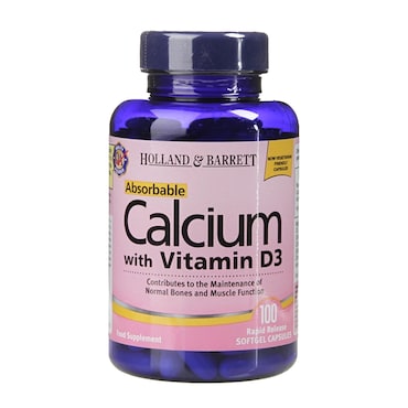 Holland & Barrett Absorbable Calcium 100 Capsules 1000mg